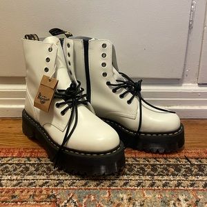 Dr. Martens Jadon Boot in White